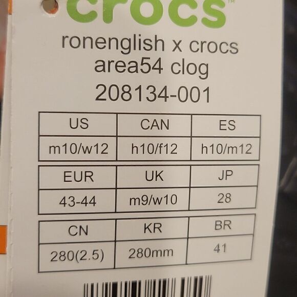 New Crocs Classic X Ron English AREA 54 Space Aliens Charms Size 10 - Picture 5 of 6